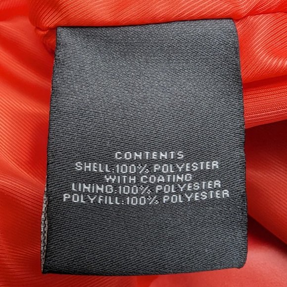 Vince Camuto Orange Quilted Moto Jacket - Picture 10 of 10